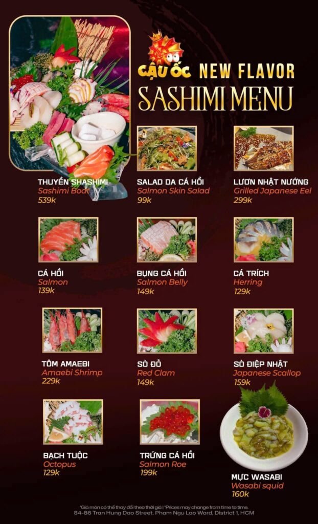 Thực Đơn Menu Cậu Ốc Quận 1 (10)