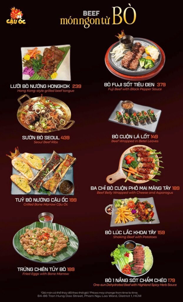 Thực Đơn Menu Cậu Ốc Quận 1 (4)